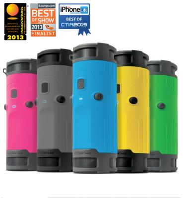 遂に発売！噂の水筒型ポータブルワイヤレススピーカー boomBOTTLE（ブームボトル）！耐水、耐衝撃、防塵仕様、色鮮やかに５色揃って日本の行楽シーズンを盛り上げます！