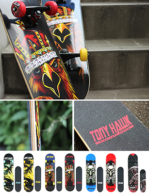 伝説のスケートボーダー『トニー・ホーク』オリジナルデザインのスケートボード　リアルショップでも発売スタート！